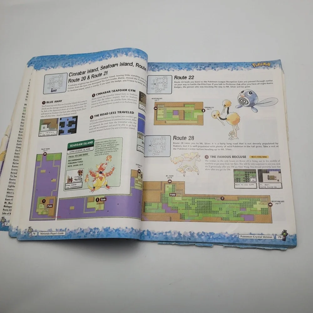 Pokemon Crystal Version Nintendo Power Official Player's Guide Strategy